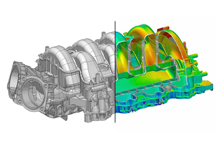 three dimensional rendering of industrial equipment